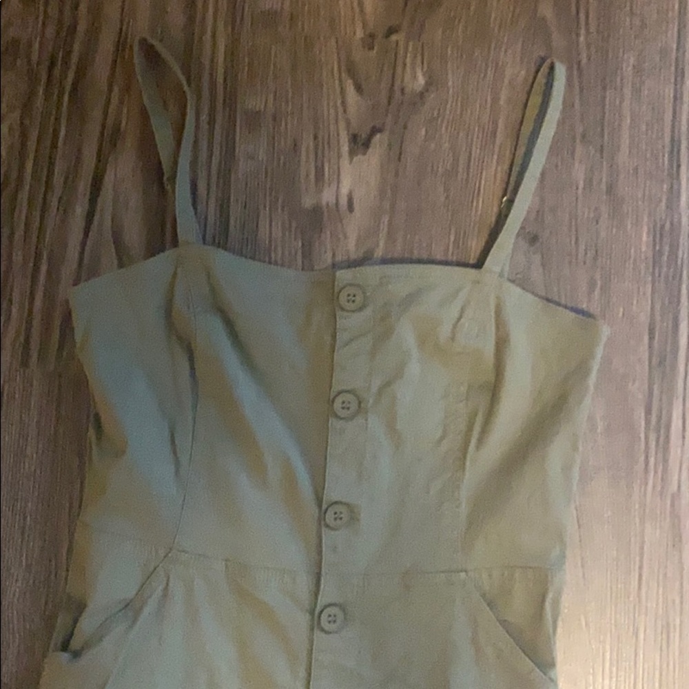 Olive green jumpsuit